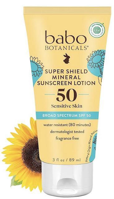 Image of Mineral Sunscreen Lotion Sheer Super Shield  SPF 50 (Sensitive Skin)