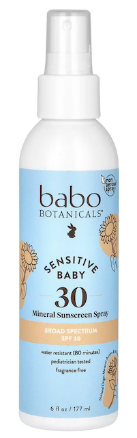 Image of Sensitive Baby Mineral Sunscreen Spray SPF 30