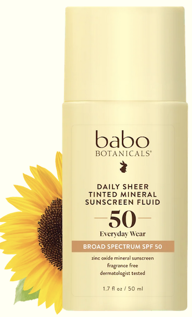 Image of Mineral Sunscreen Fluid Daily Sheer Tinted SPF 50