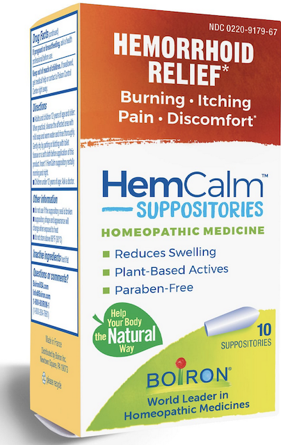 Image of HemCalm Suppositories (Hemorrhoid Relief)
