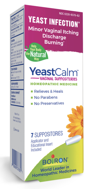 Image of YeastCalm Vaginal Suppositories (Yeast Infection)