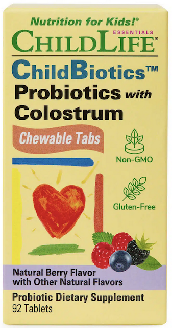 Image of Childbiotics Probiotics with Colostrum Chewable Berry