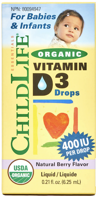 Image of Vitamin D3 Drops Organic Berry (10 mcg per Drop)