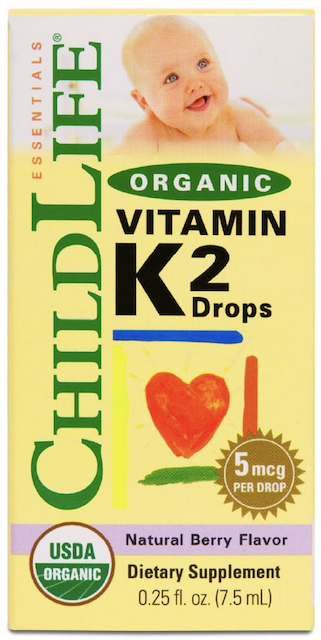 Image of Vitamin K2 Drops Organic Berry (5 mcg per Drop)