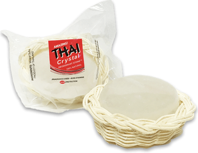 Image of Thai Deodorant Stone in Basket