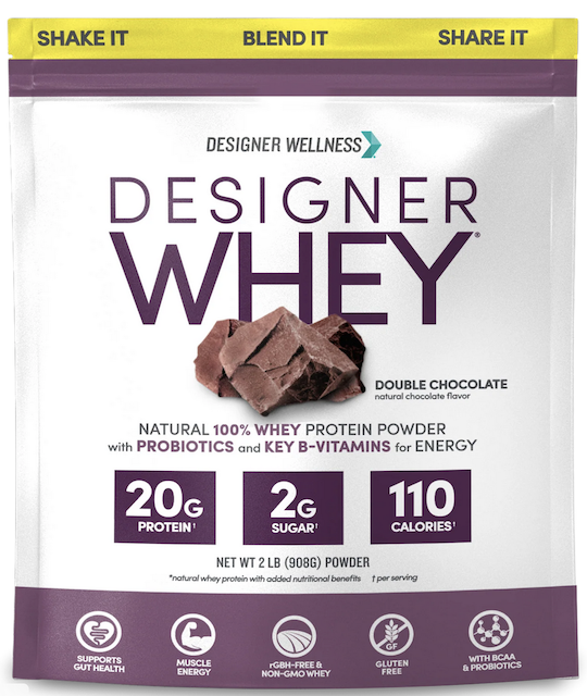 Image of Designer Whey Protein Powder Double Chocolate