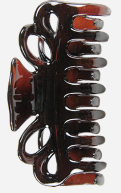 Image of Gardenia Double Loop Hair Clamp Medium T.Shell