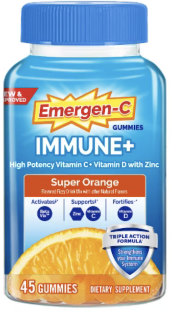 Image of Emergen-C Immune+ Gummies Orange