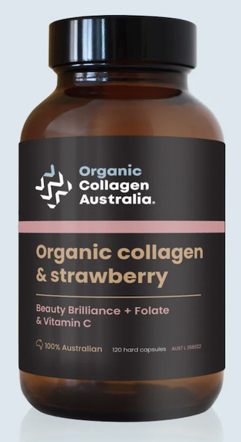 Image of Organic Collagen & Strawberry 500/160 mg