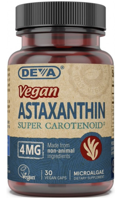 Image of Vegan Astaxanthin 4 mg (Super Carotenoid)