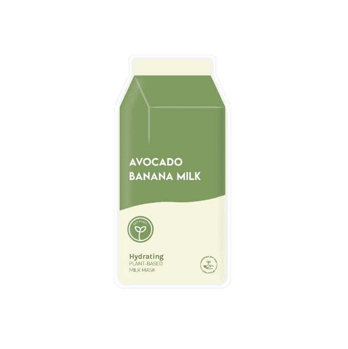 Image of Plant-Based Milk Mask Avocado Banana Milk