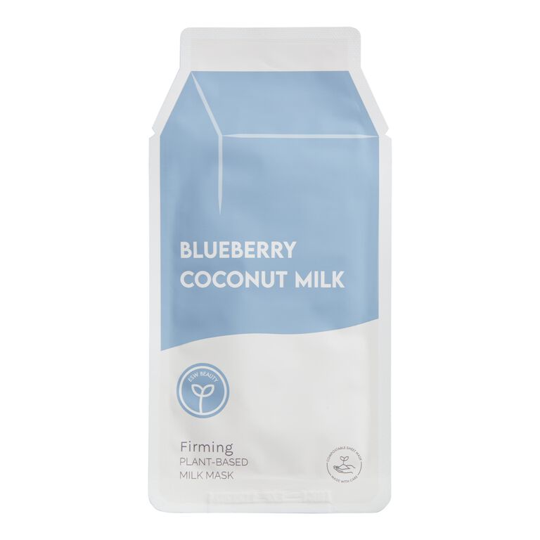 Image of Plant-Based Milk Mask Blueberry Coconut Milk