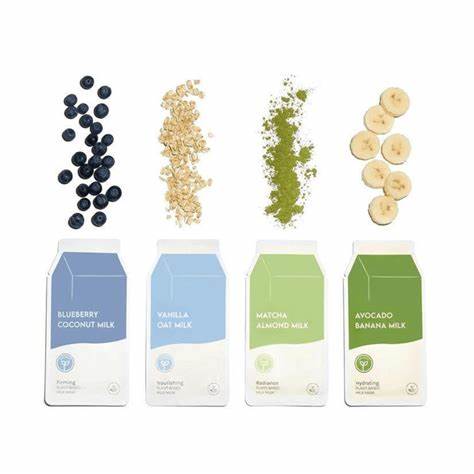 Image of Plant-Based Milk Mask Set