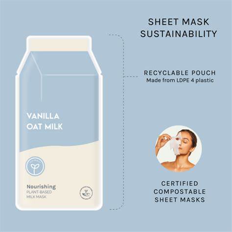 Image of Plan-Based Milk Mask Vanilla Oat Milk