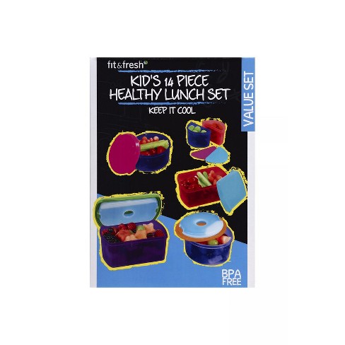 Image of Kids Value Pack 14 Piece Lunch Set