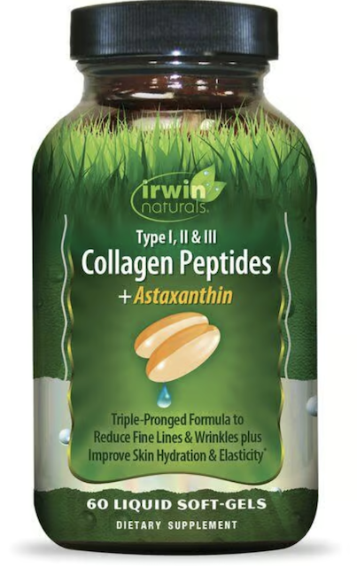 Image of Collagen Peptides Type I, II & III (+ Astaxanthin)