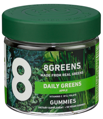 Image of 8greens, Daily Greens Apple Gummies, 1 Each, 50 Ct