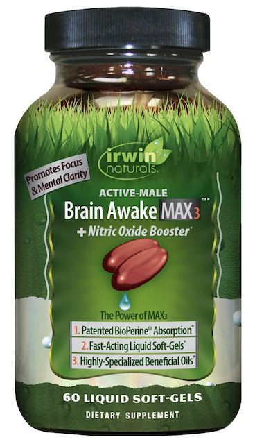 Image of Active Male Brain Awake Max3 + Nitric Oxide Booster