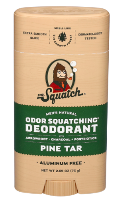 Image of Deodorant Men's Odor Squatching Pine Tar