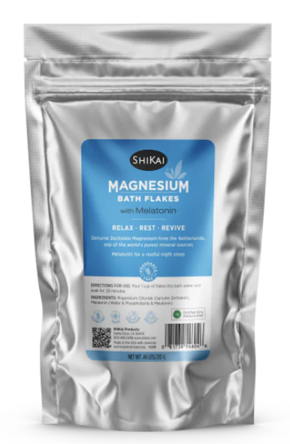 Image of Magnesium Bath Flakes with Melatonin