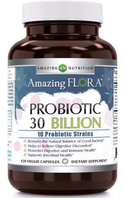 Image of Amazing Flora Probiotic 30 Billion 10 Strains