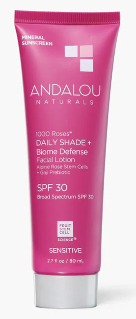 Image of 1000 Roses Daily Shade + Biome Defense Facial Lotion SPF 30