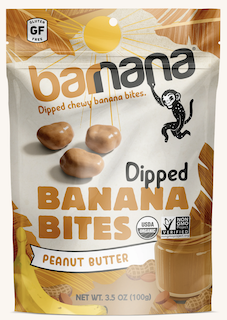 Image of Dipped Banana Bites Organic Peanut Butter