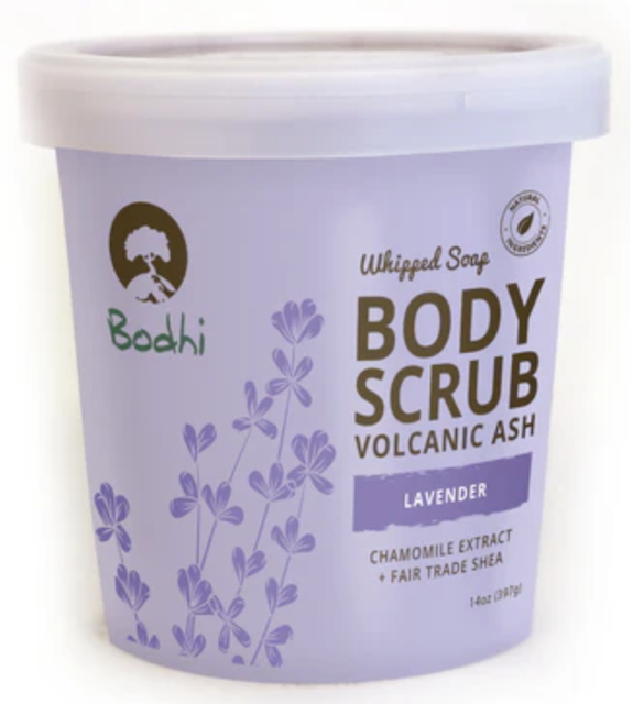 Image of Whipped Soap Body Scrub Volcanic Ash (Lavender)