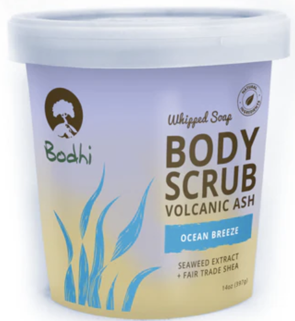 Image of Whipped Soap Body Scrub Volcanic Ash (Ocean Breeze)