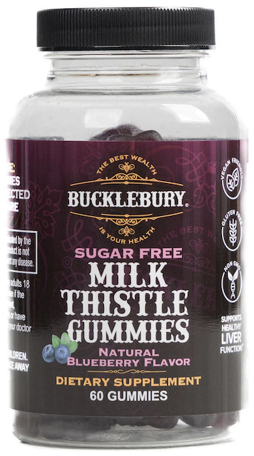 Image of Milk Thistle Gummies Sugar Free Blueberry