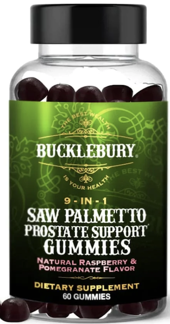 Image of 9-in-1 Saw Palmetto Prostate Support Gummies Raspberry Pomegranate