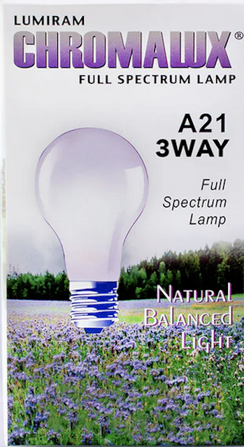 Image of Frosted Light Bulb A21-3-Way 50/100/150