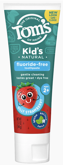 Image of Children's Toothpaste (Fluoride-Free) Silly Strawberry