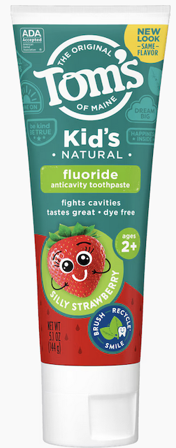 Image of Children's Toothpaste (Fluoride - Anticavity) Silly Strawberry