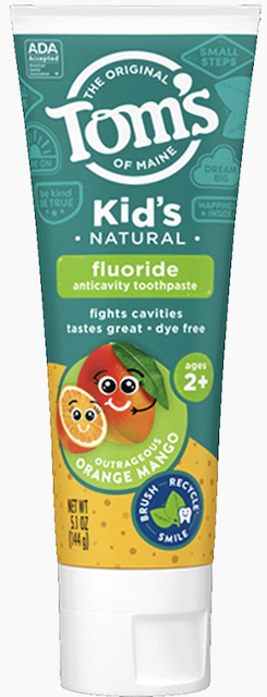 Image of Children's Toothpaste (Fluoride - Anticavity) Outrageous Orange Mango