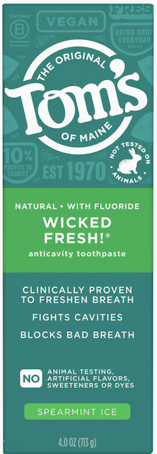 Image of Toothpaste Wicked Fresh! Anticavity (Fluoride) Spearmint Ice