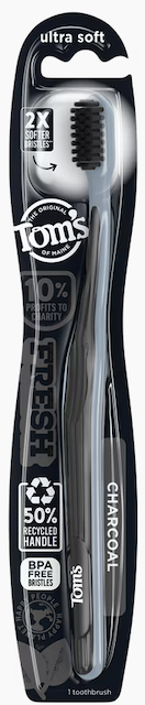 Image of Toothbrush Charcoal Gentle Ultra Soft