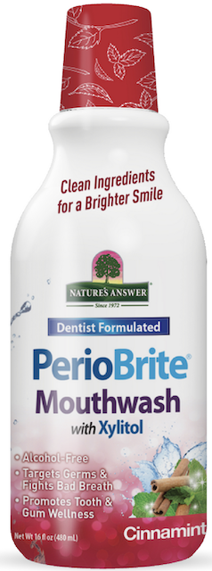 Image of PerioBrite Mouthwash with Xylitol (Alcohol Free) Cinnamint