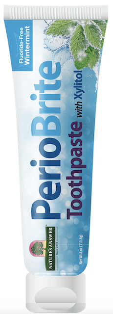 Image of PerioBrite Toothpaste with Xylitol (Fluoride Free) Wintermint