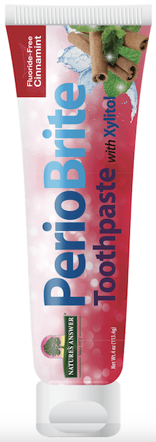 Image of PerioBrite Toothpaste with Xylitol (Fluoride Free) Cinnamint