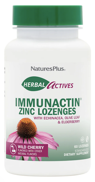 Image of Herbal Actives ImmunActin Zinc Lozenges