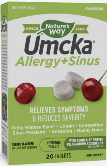 Image of Umcka Allergy + Sinus Chewables