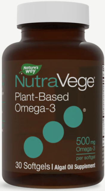 Image of NutraVege Plant-Based Omega-3 Softgels