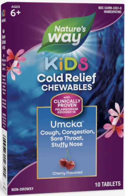 Image of Umcka Cold Relief KIDS Chewable Cherry