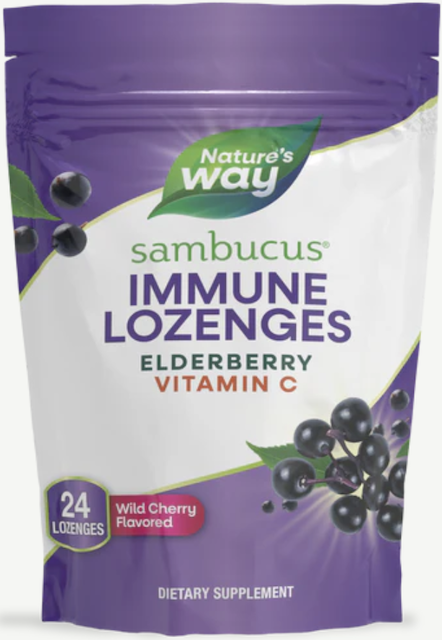 Image of Sambucus Vitamin C Lozenges Wild Cherry