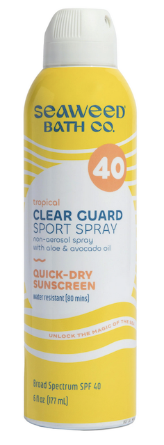 Image of Sunscreen Clear Guard Sport Spray SPF 40 Tropical