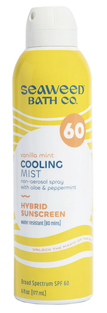 Image of Sunscreen Cooling Mist Spray SPF 60 Vanilla Mint