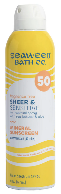 Image of Sunscreen Sheer & Sensitive Mineral Spray SPF 50