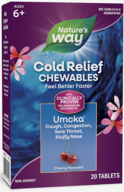 Image of Umcka Cold Relief Chewables Cherry