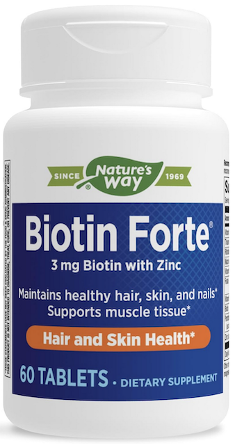 Image of Biotin Forte 3 mg with Zinc